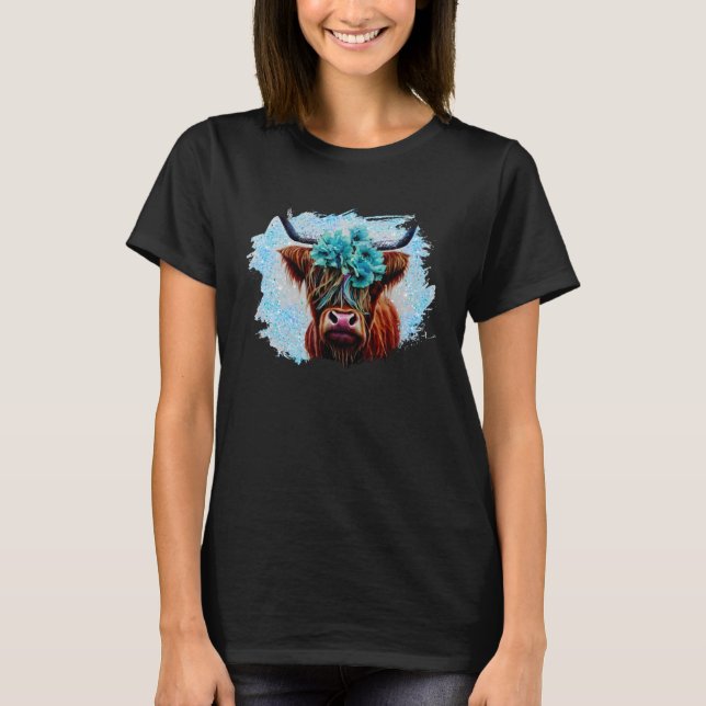 Camiseta Vaca Highland (Anverso)