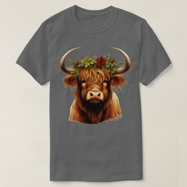 Camiseta Vaca Highland (Diseño del anverso)