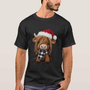 Camiseta Vaca Highland Crochet Adorable