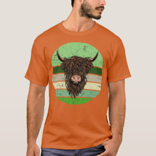 Camiseta Vaca Highland de Escocia