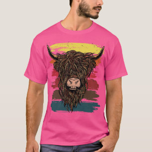 Camiseta Vaca Highland de Escocia 5