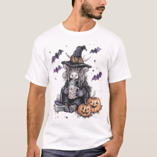 Camiseta Vaca Highland de Halloween
