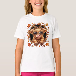 Camiseta Vaca Highland Otoño de Otoño