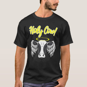 Camiseta Vaca Juego de Palabras Sarcástico Santa Vaca