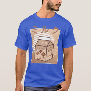 Camiseta Vaca Kawaii Retro Leche Chocolate Japonesa Vacas f