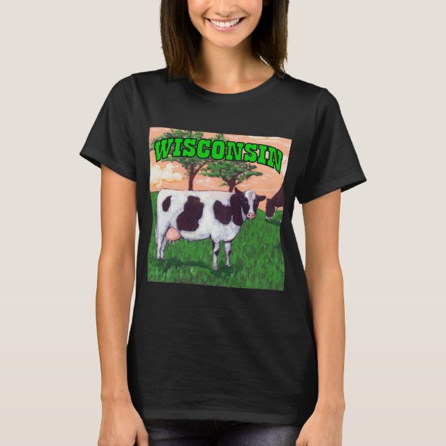 Camiseta Vaca lechera Defiant Wisconsin (Anverso)