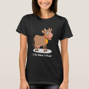 Camiseta Vaca Linda Hago Lo Que Quiero Pájaro Lindo