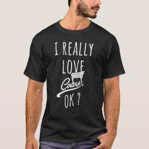 Camiseta Vaca Linda Para Mujeres Chicas Vacas
