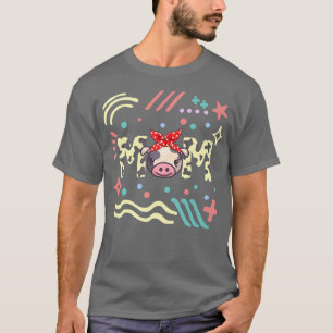 Camiseta Vaca madre de madre criada en el día de la vaca am