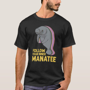 Camiseta Vaca marina de Manatee Vestir ropa de mercadería d