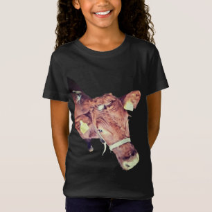 Camiseta Vaca marrón