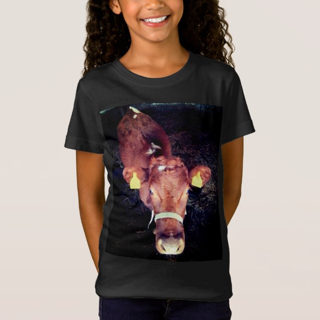 Camiseta Vaca marrón (Anverso)