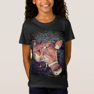 Camiseta Vaca marrón