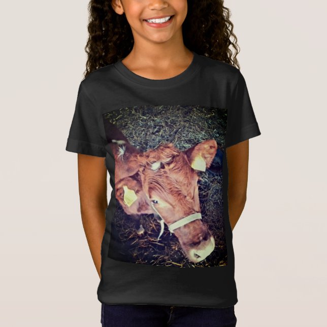 Camiseta Vaca marrón (Anverso)