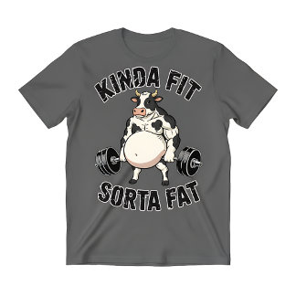 Camiseta Vaca Medianamente En Forma Un Poco Gorda – Parodia