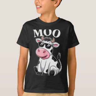Camiseta Vaca Moo - Vaca de granjero divertida para hombres