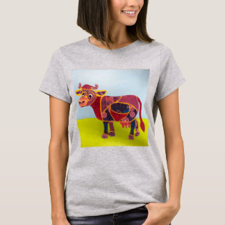 Camiseta Vaca Morada