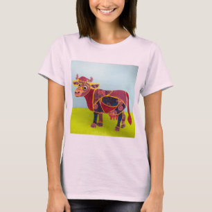 Camiseta Vaca Morada