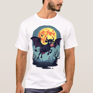 Camiseta Vaca Murciélago a Medianoche