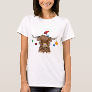 Camiseta Vaca navidad