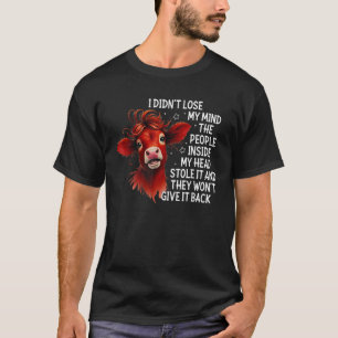 Camiseta Vaca no perdí la razón
