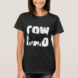 Camiseta Vaca Papá Vaca Para Padre Zoo Animal