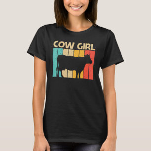 Camiseta Vaca Para Chicas Niños Granja Granja De Vaca Lácte