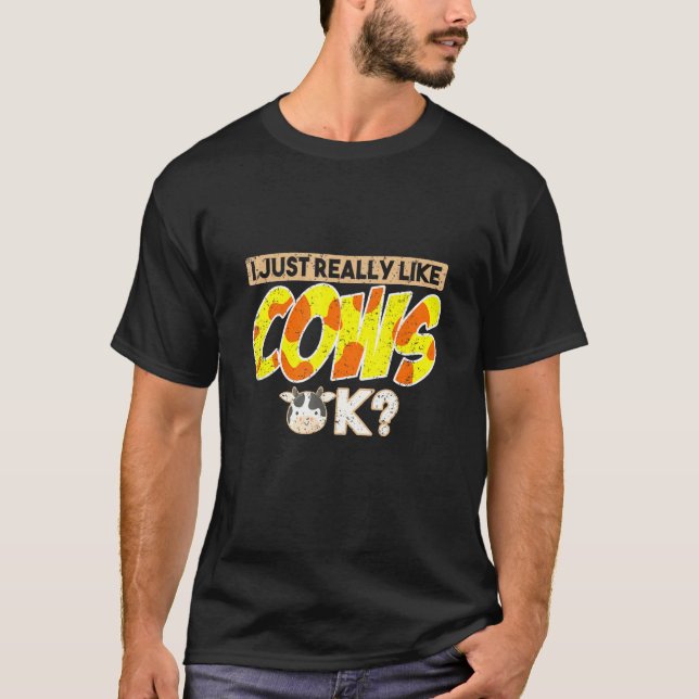 Camiseta Vaca para granjeros (Anverso)