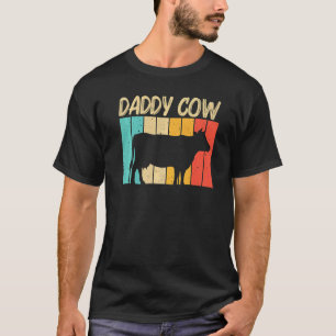 Camiseta Vaca para hombre papá animal de granja vaca lecher