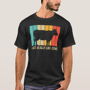 Camiseta Vaca Para Hombres Mujeres Agricultoras De Leche De