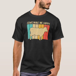 Camiseta Vaca Para Hombres Mujeres Agricultoras De Vacas Ex