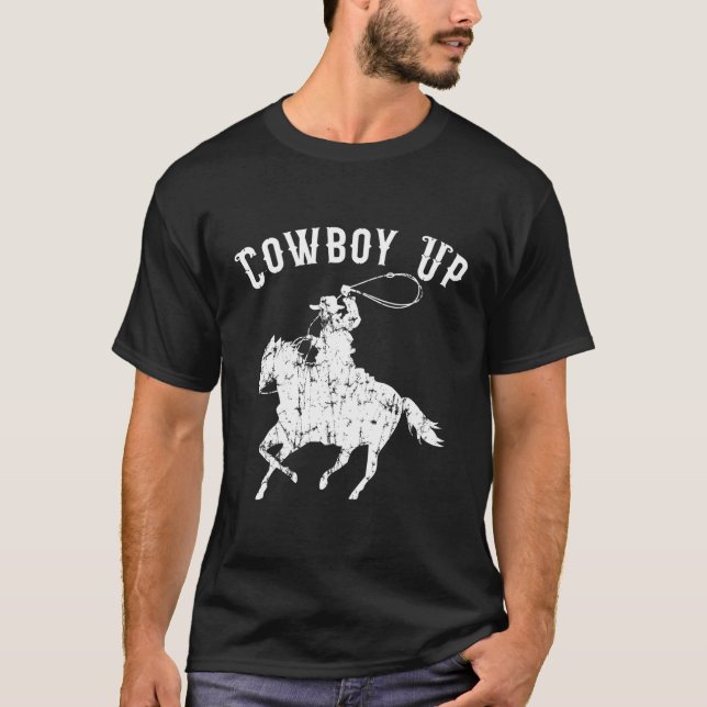 Camiseta Vaca Para Los Fanáticos Del Rodeo Y Occidente (Anverso)