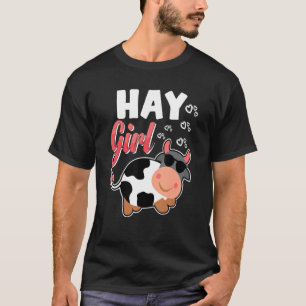 Camiseta Vaca Para Mujeres Chicas Granjas De Vacas