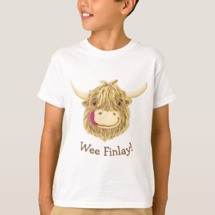 Camiseta Vaca pequenita personalizada de la montaña de