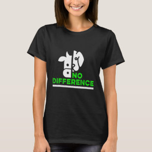 Camiseta Vaca Perro Animales Mascota Amigo Sin Diferencia
