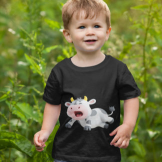 Camiseta Vaca personalizado - Vaca Personalizado dulce