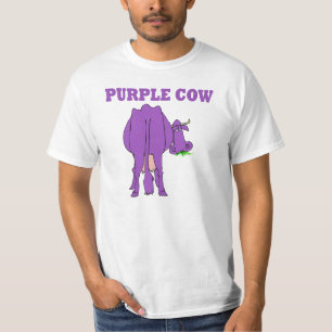 Camiseta Vaca púrpura