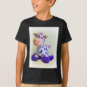 Camiseta Vaca púrpura