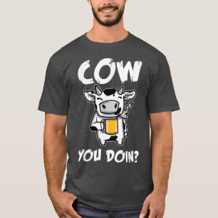 Camiseta vaca que haces Diseño perfecto para cualquier gran