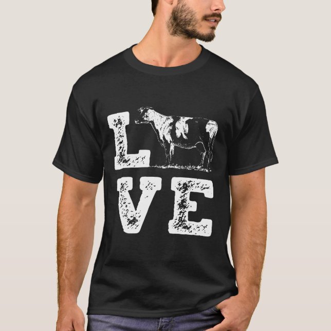 Camiseta Vaca  Ropa de vaca Premium (Anverso)