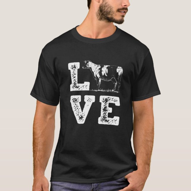 Camiseta Vaca  Ropa de vaca vaca (Anverso)