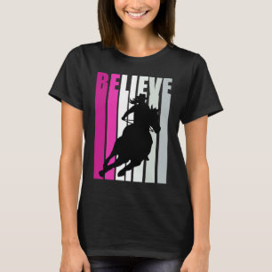 Camiseta Vaca Rosa Cree Chicas Sureñas Occidentales Caballo