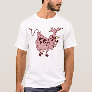 Camiseta Vaca rosada