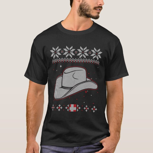 Camiseta Vaca rural occidental vaca fea vaca (Anverso)