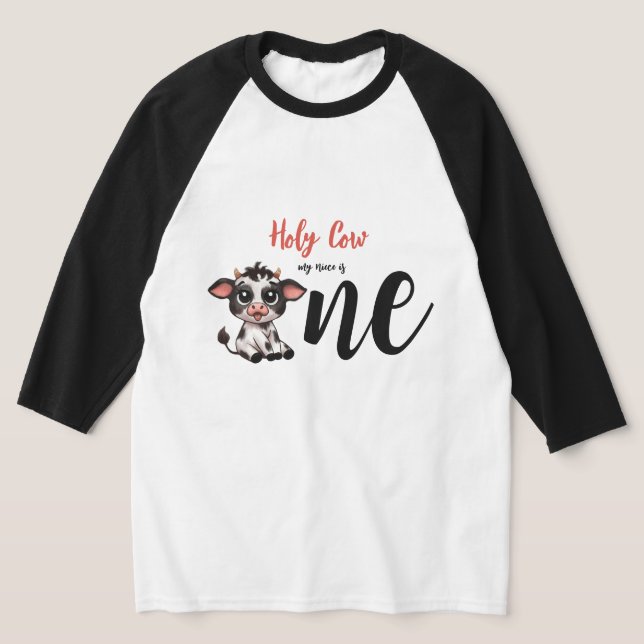 Camiseta vaca sagrada mi sobrina es una (Distribución)