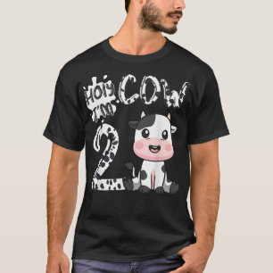 Camiseta Vaca Sagrada Soy De 2 Años Animales De Granja B