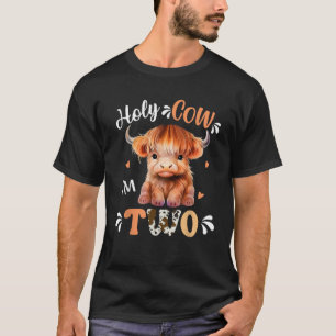 Camiseta Vaca sagrada soy dos vacas escocesas de montaña im