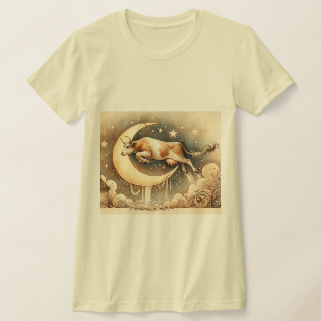 Camiseta Vaca saltó sobre la luna (Distribución)