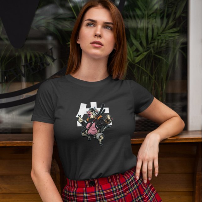 Camiseta Vaca Samurai moderna (Subido por el creador)