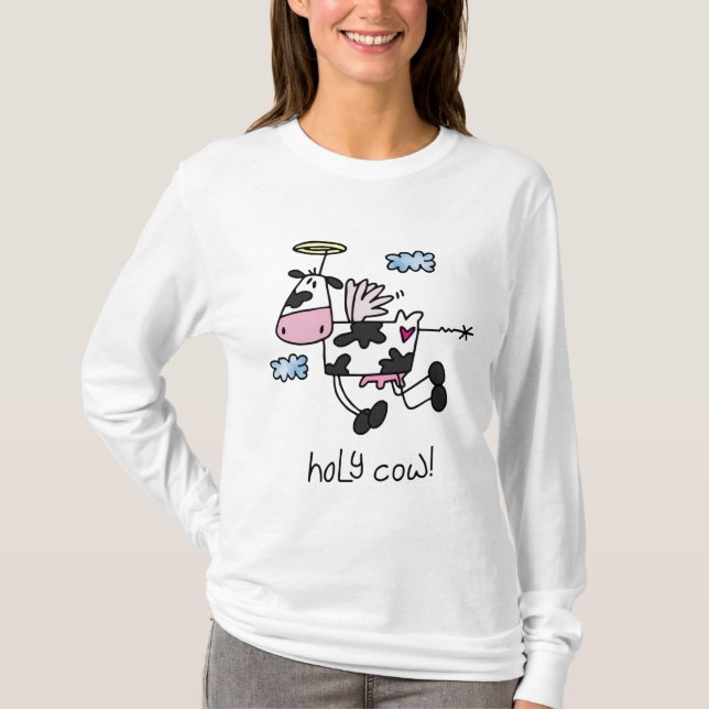 Camiseta ¡Vaca santa! (Anverso)